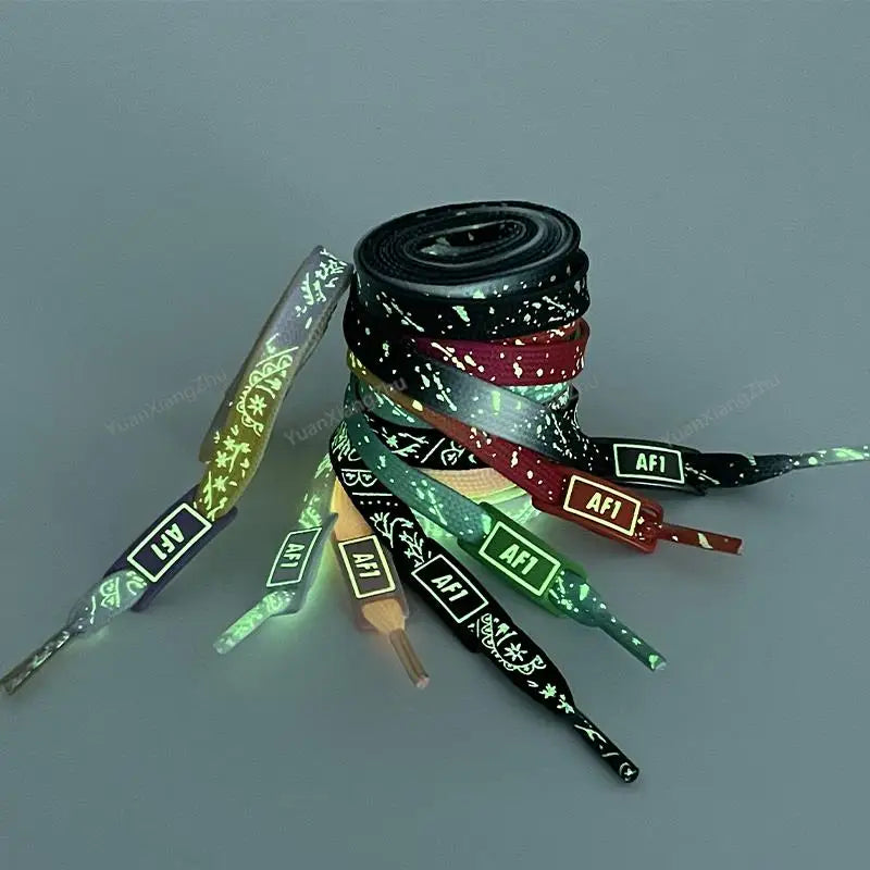 Night Glow Shoelaces 4Pcs Luminous