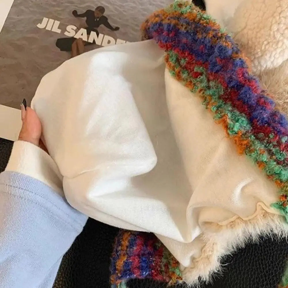 Winter Plush Beanies Cute Little Sheep Fluffy Hat