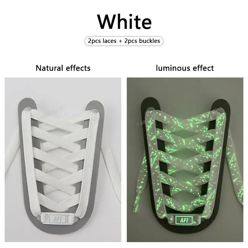 Night Glow Shoelaces 4Pcs Luminous