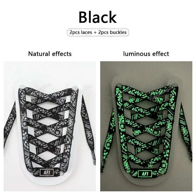 Night Glow Shoelaces 4Pcs Luminous