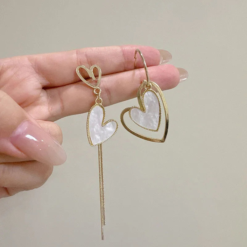 Black Heart Earrings