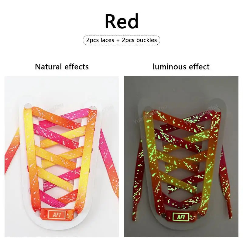 Night Glow Shoelaces 4Pcs Luminous