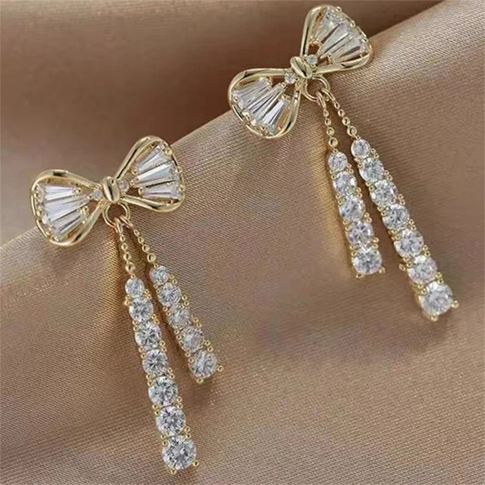 Crystal Zircon Earrings