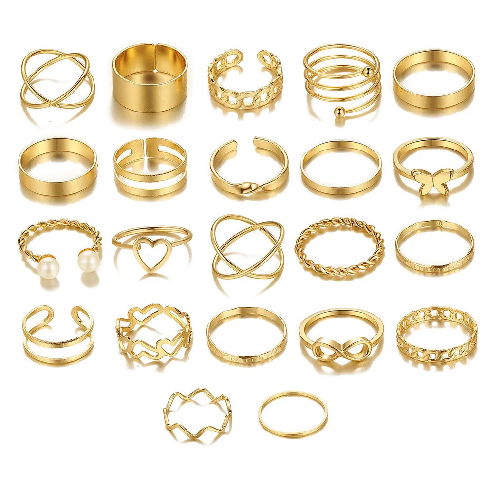 Everly 22 Sets of Rings