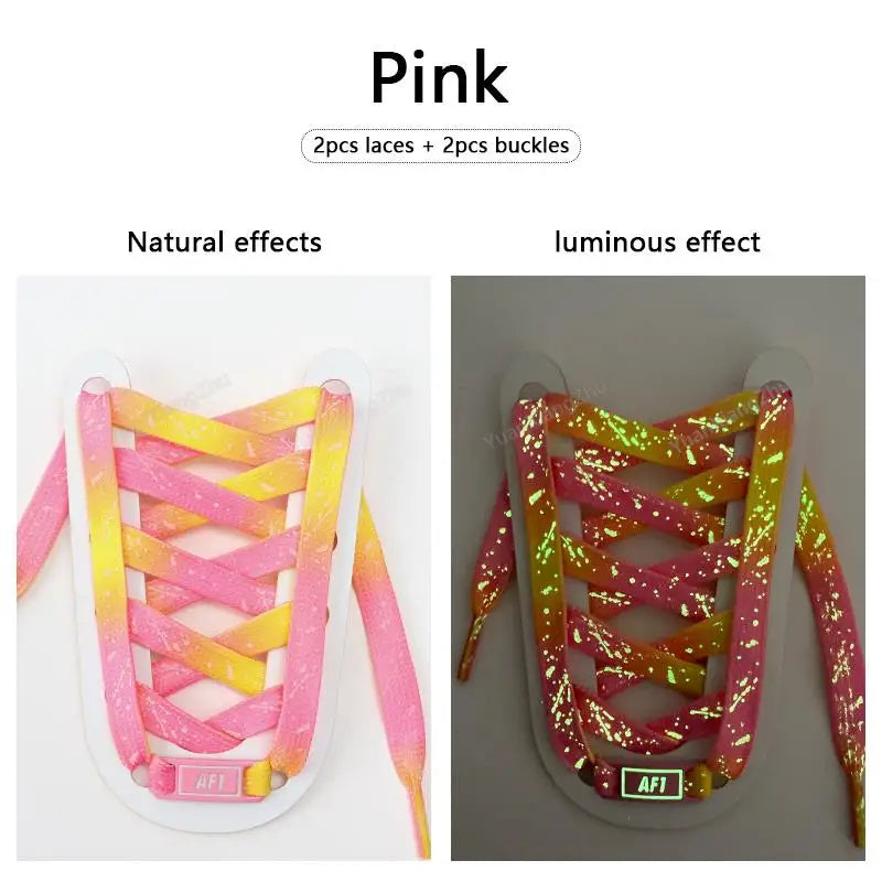 Night Glow Shoelaces 4Pcs Luminous