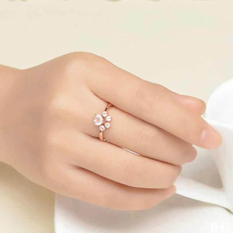 Cute Cat Claw Ring 2025