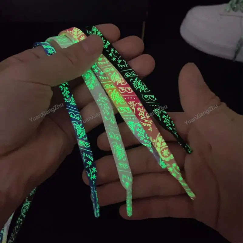 Night Glow Shoelaces 4Pcs Luminous