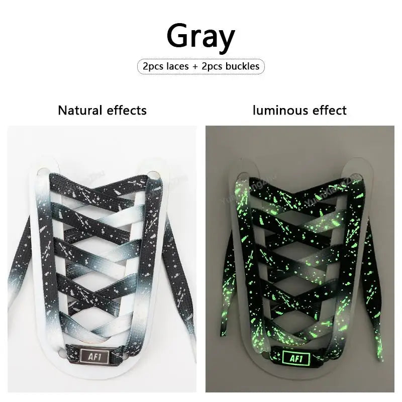 Night Glow Shoelaces 4Pcs Luminous
