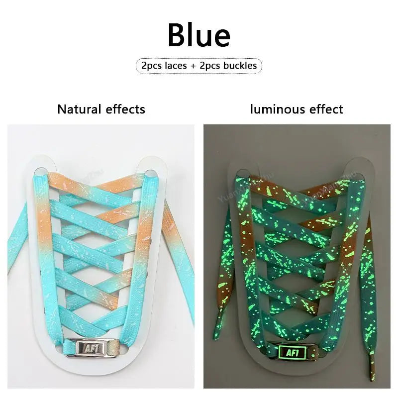 Night Glow Shoelaces 4Pcs Luminous