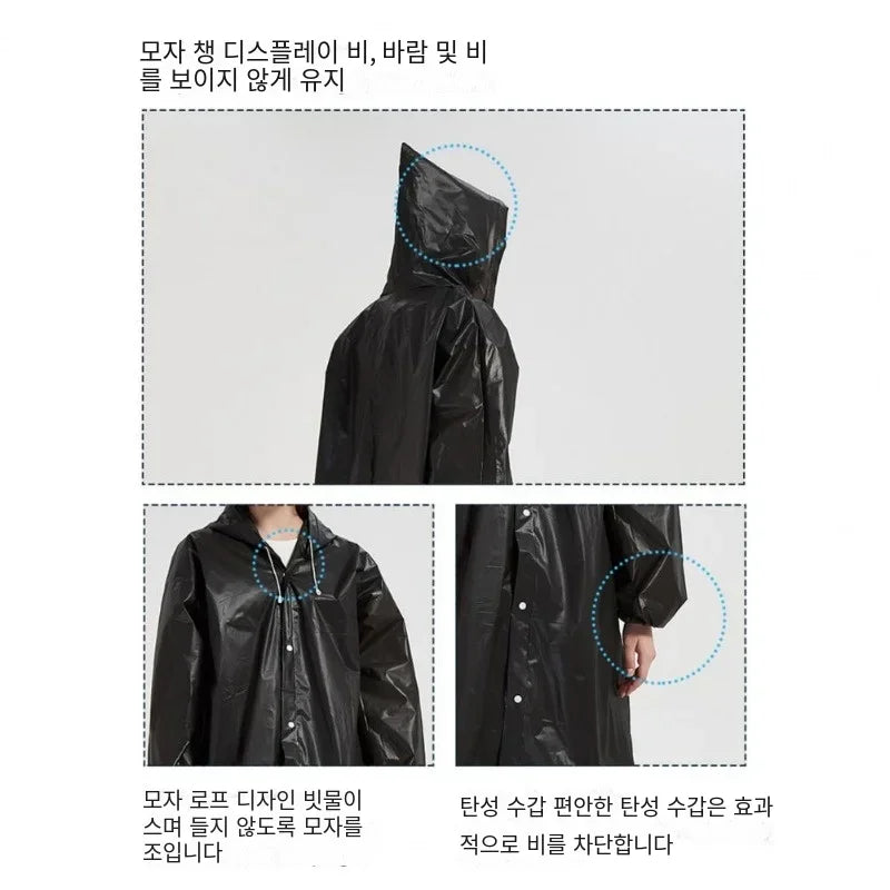 Unisex Raincoat High Quality 1piece 145*68CM
