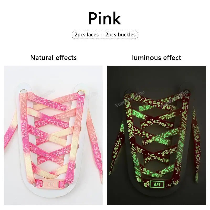 Night Glow Shoelaces 4Pcs Luminous