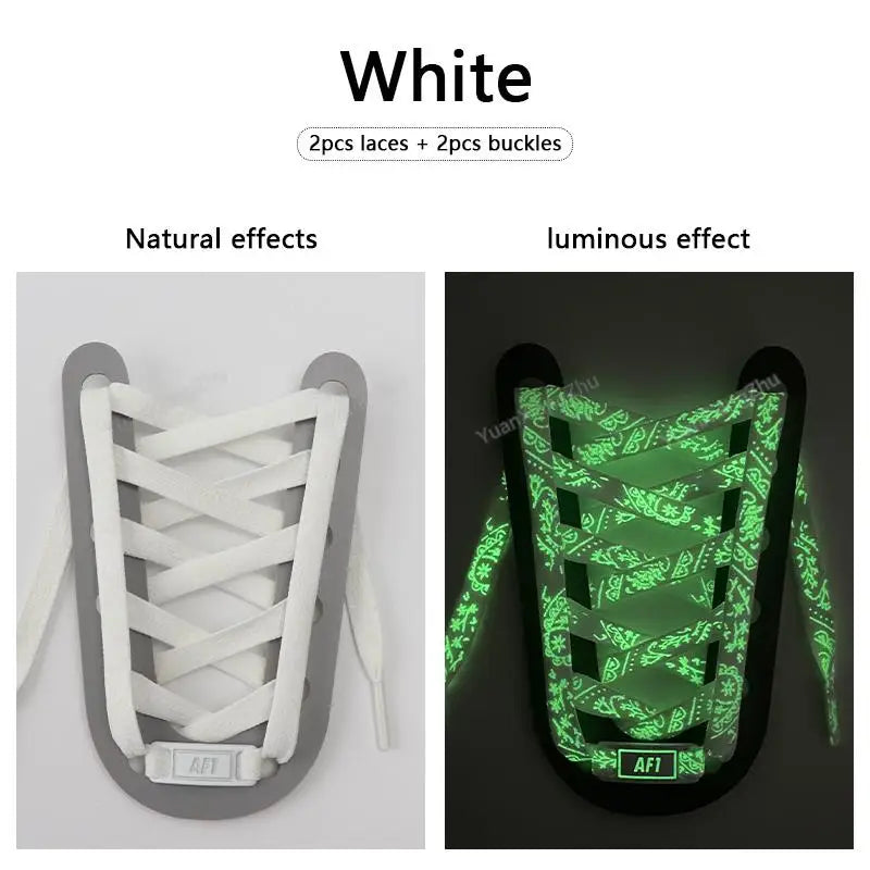 Night Glow Shoelaces 4Pcs Luminous