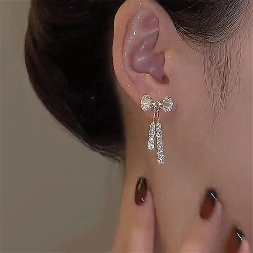 Crystal Zircon Earrings